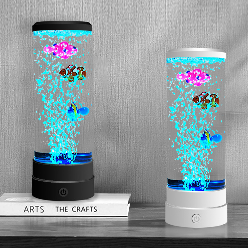 Home Decor Market - Simulated LED Multi-color Bubble Fish Atmosphere
