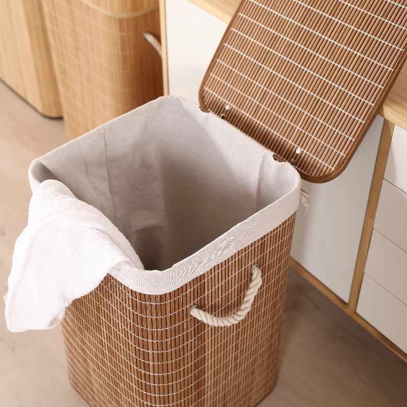 Home Decor Hampers - Coffee Brown Laundry Hamper - Warm