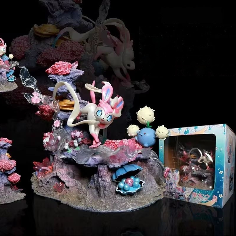 Home Decor Market - Gk Figure Sylveon Shroomish Clamperl Fairy