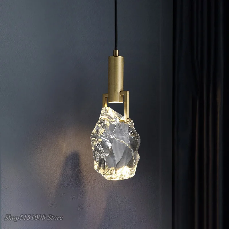 Hanging Moon Lamp - New Crystal Led Pendant lights Nordic