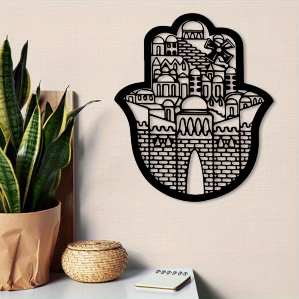 Home Decor In - CIFBUY Iron Wall Art Islamic Architecture