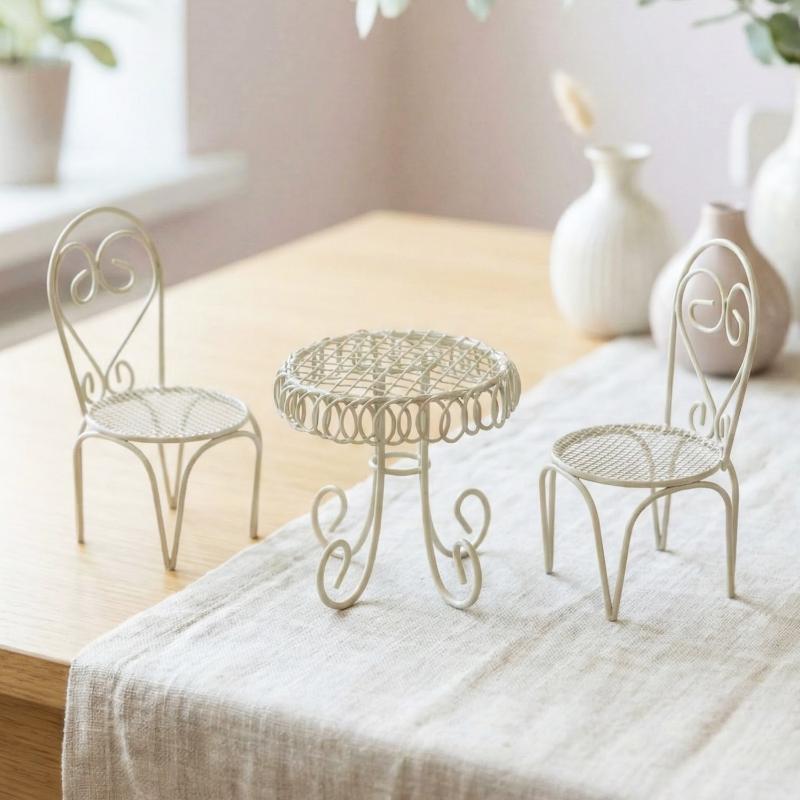 Home Decor Market - 1/3Pcs Dollhouse Garden Display Ornament Prop