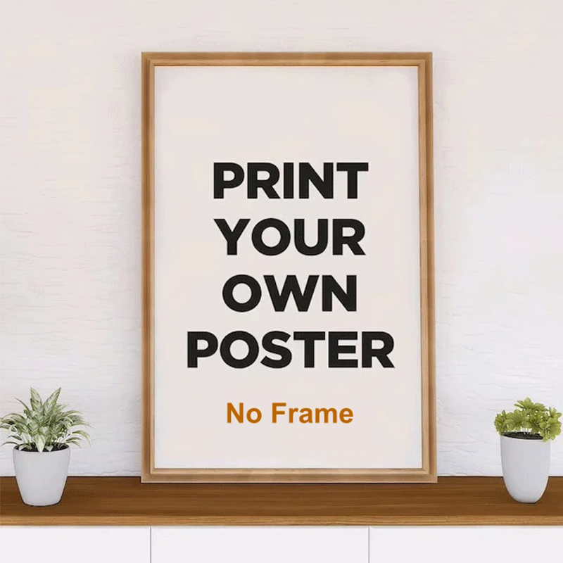 Home Decor Foto - 1pc Customized Portrait Landscape Poster Printing