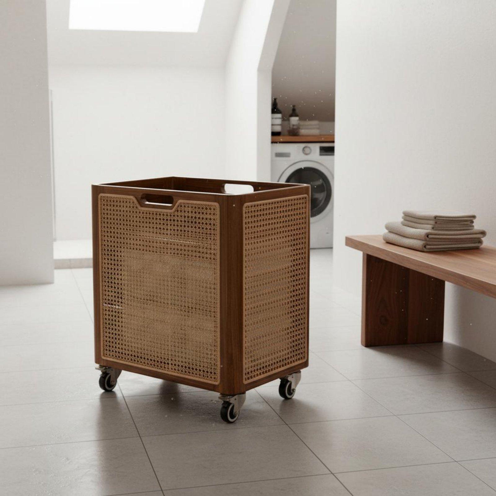 Wooden Laundry Hamper Decorati - огляд і ціна Home Decor Hampers