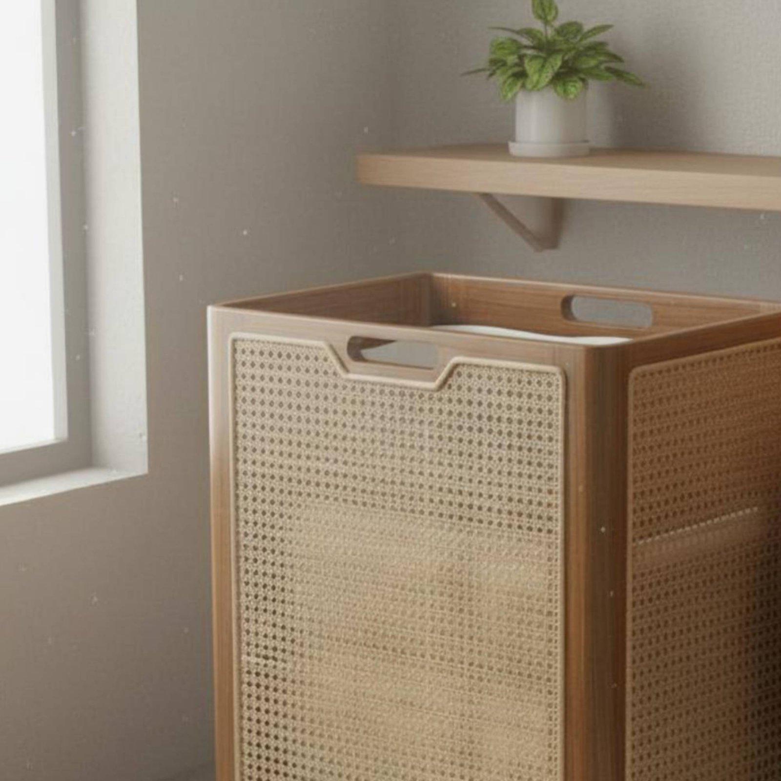 Wooden Laundry Hamper Decorati - огляд і ціна Home Decor Hampers
