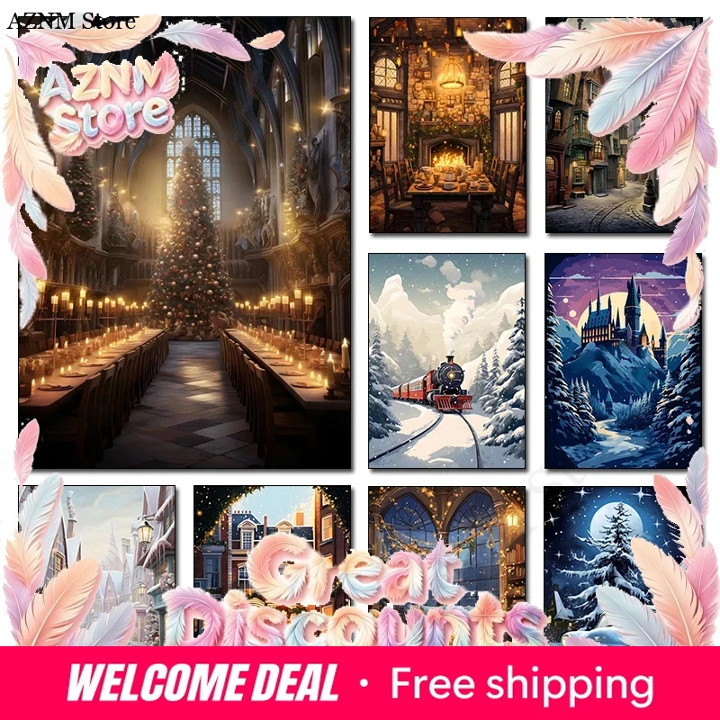 Christmas Magic School Castle  - огляд і ціна Home Decor Express