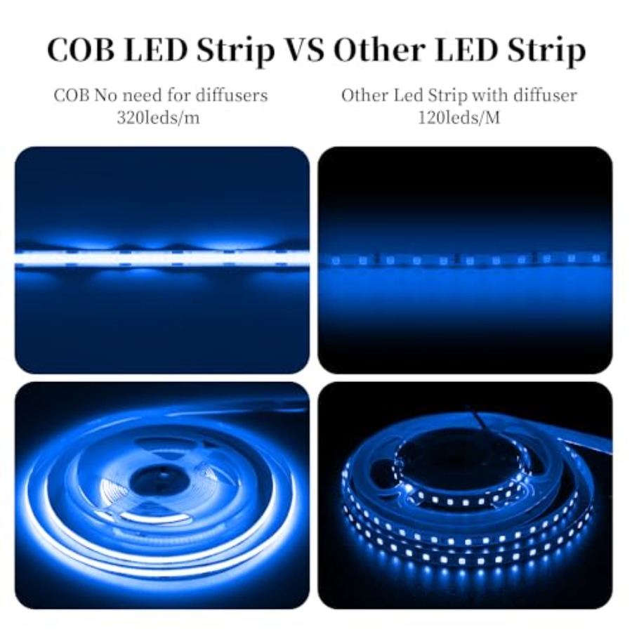 32.8ft/10M COB LED Light Strip - огляд і ціна Led Strip Lights