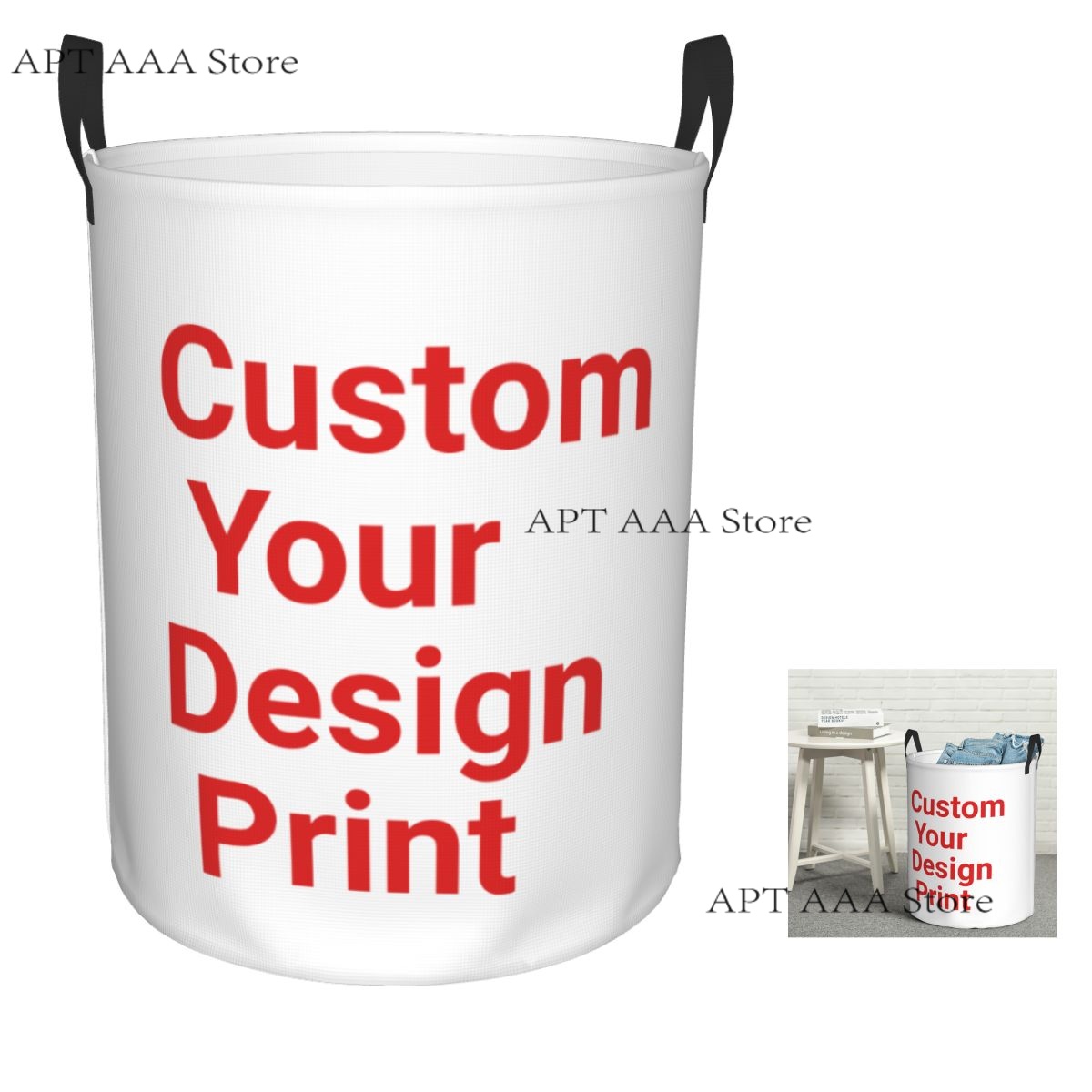 Custom Round Laundry Hamper St - огляд і ціна Home Decor Hampers