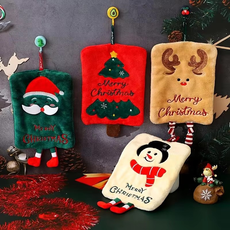 Christmas Hanging Hand Towel C - огляд і ціна Home Decor Xmas Gifts