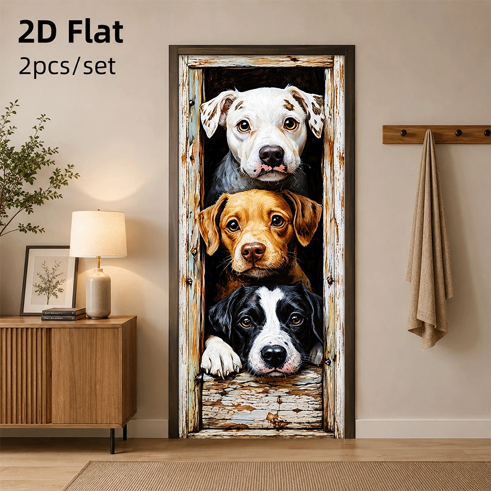 1 piece of three cute dog door - огляд і ціна Home Decor Express