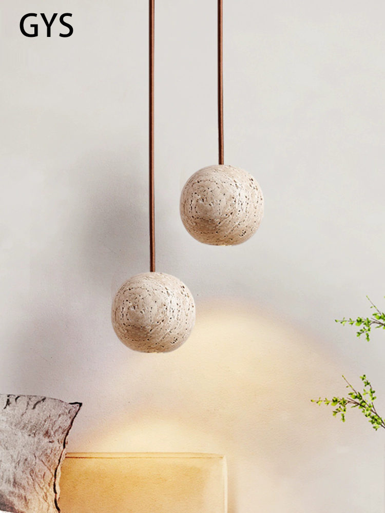 Led Pendant Lamp Stone Yellow  - огляд і ціна Hanging Moon Lamp