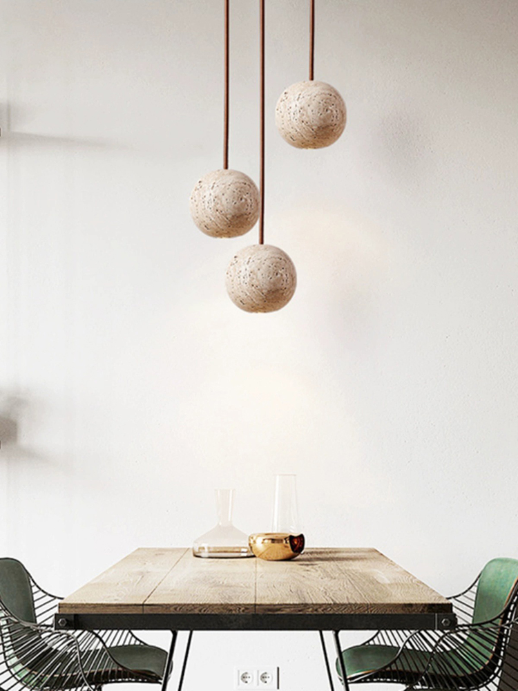 Led Pendant Lamp Stone Yellow  - огляд і ціна Hanging Moon Lamp