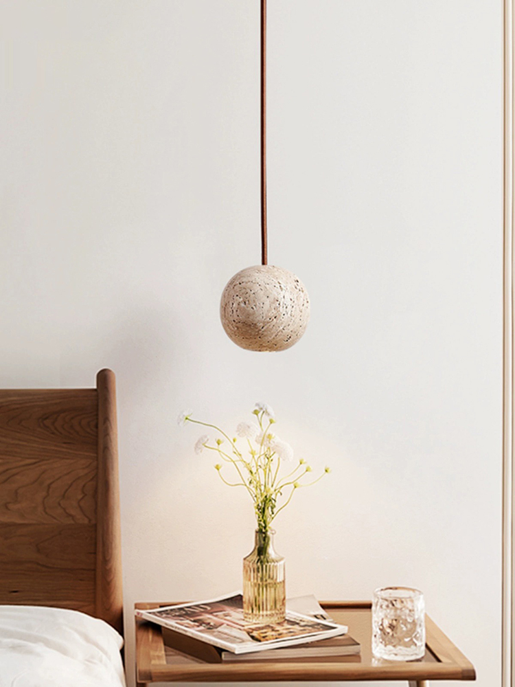 Led Pendant Lamp Stone Yellow  - огляд і ціна Hanging Moon Lamp