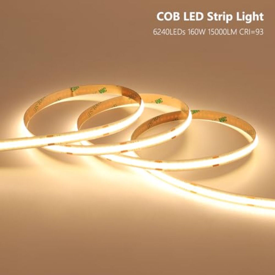 24V COB LED Strip Lights 65.6f - огляд і ціна Led Strip Lights