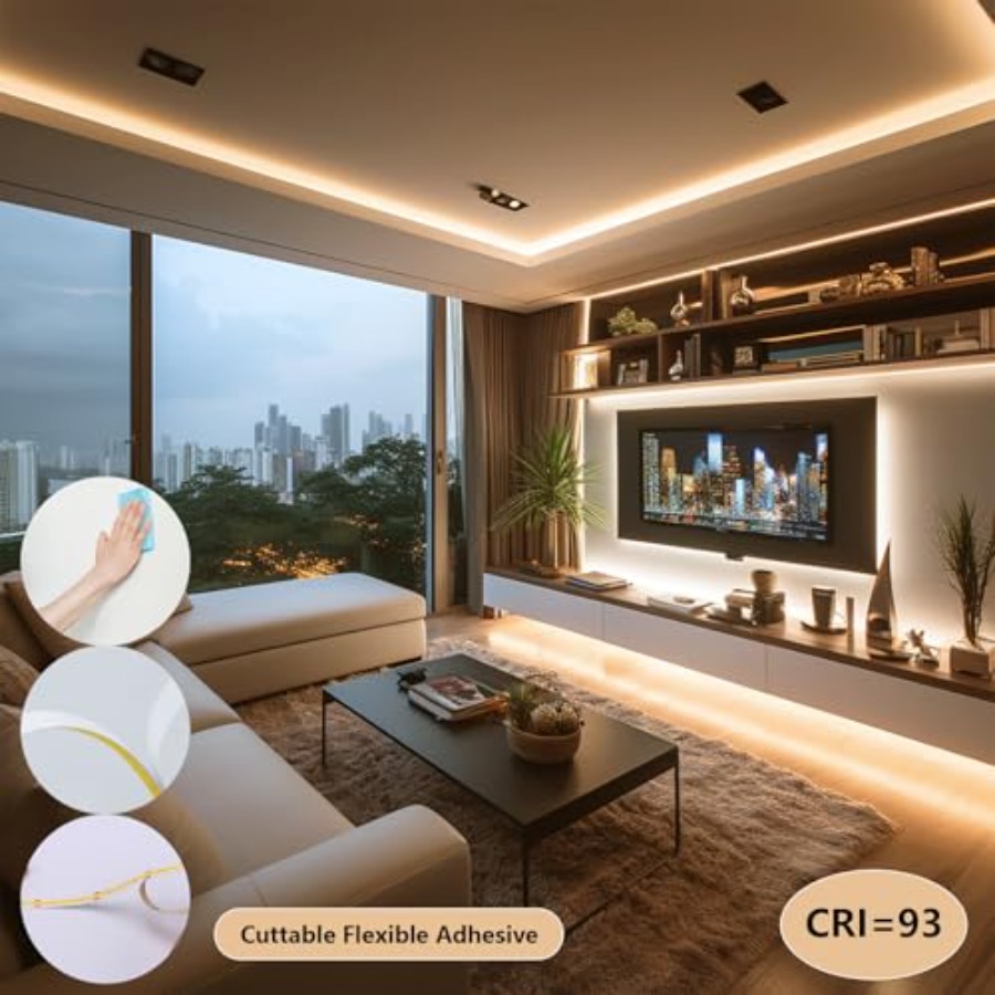 24V COB LED Strip Lights 65.6f - огляд і ціна Led Strip Lights
