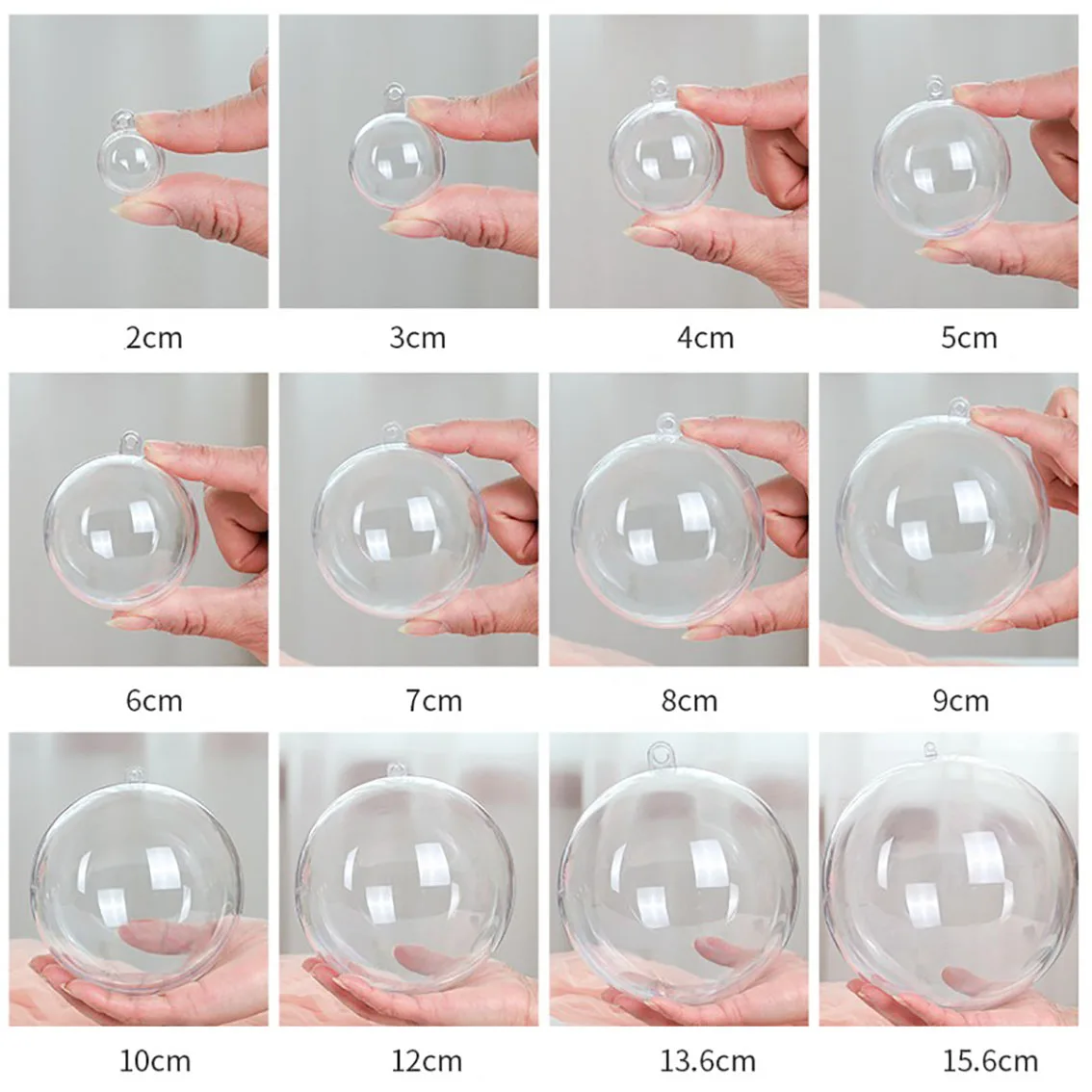 1-20CM Transparent Balls Hollo - огляд і ціна Home Decor Xmas Gifts