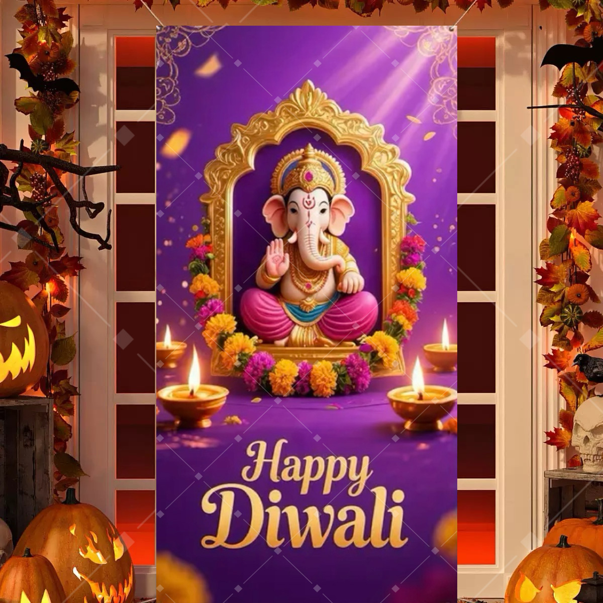 Diwali Decoration Party Backgr - огляд і ціна Home Decor Indonesia