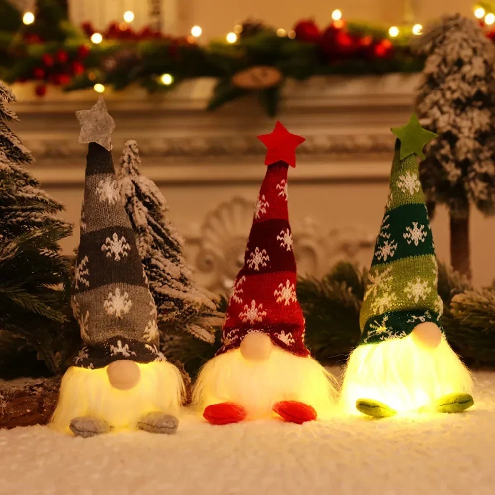 LED Christmas Gnome Faceless D - огляд і ціна Home Decor Xmas Gifts