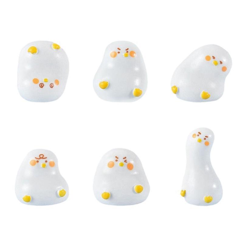 6Pcs Cute Mini White Duck Resi - огляд і ціна Home Decor Express
