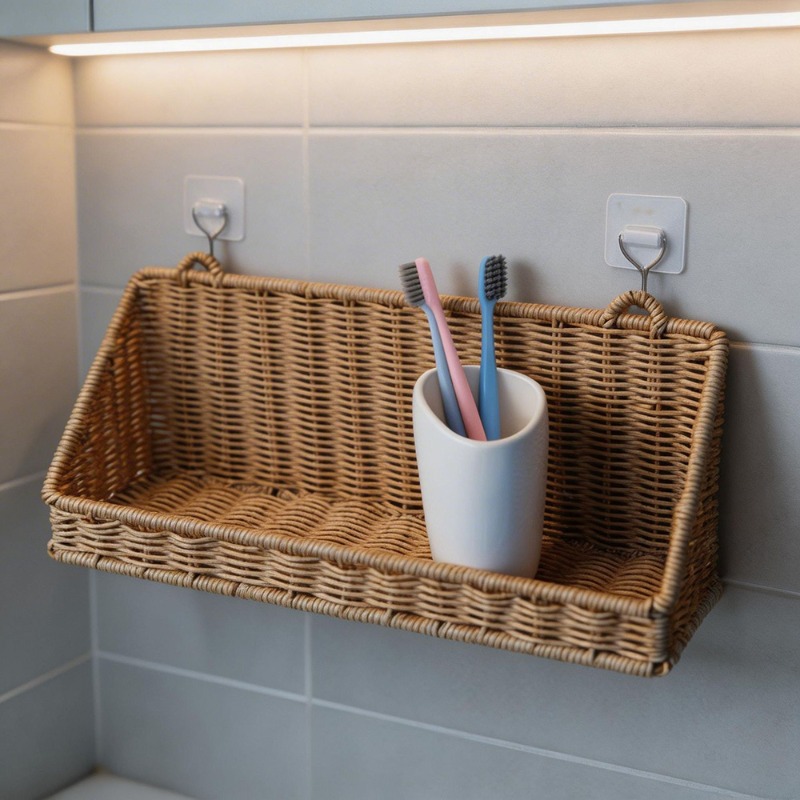 Woven Rattan Hanging Storage B - огляд і ціна Home Decor Hampers