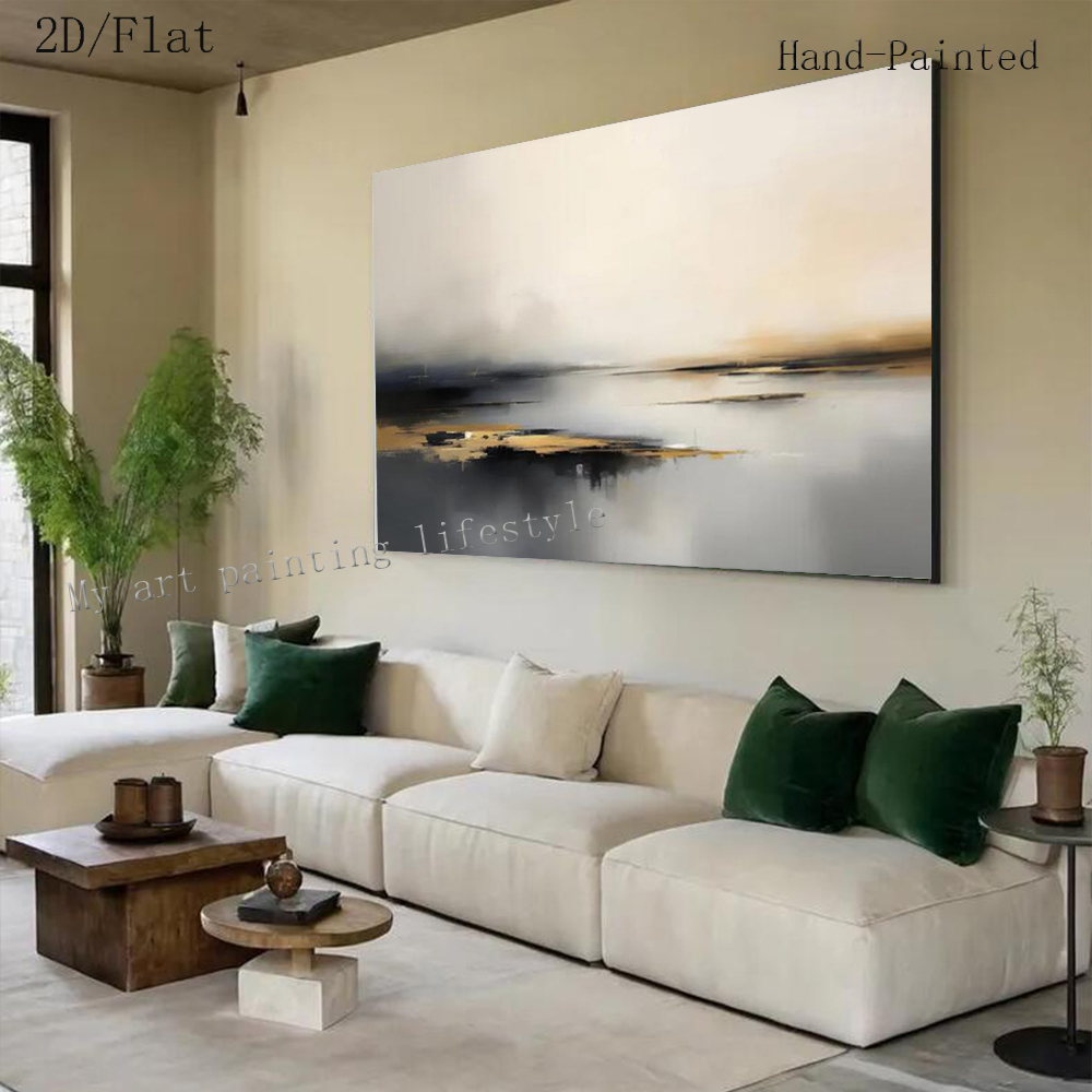 Large Abstract Oil Painting Ha - огляд і ціна Home Decor Free Images
