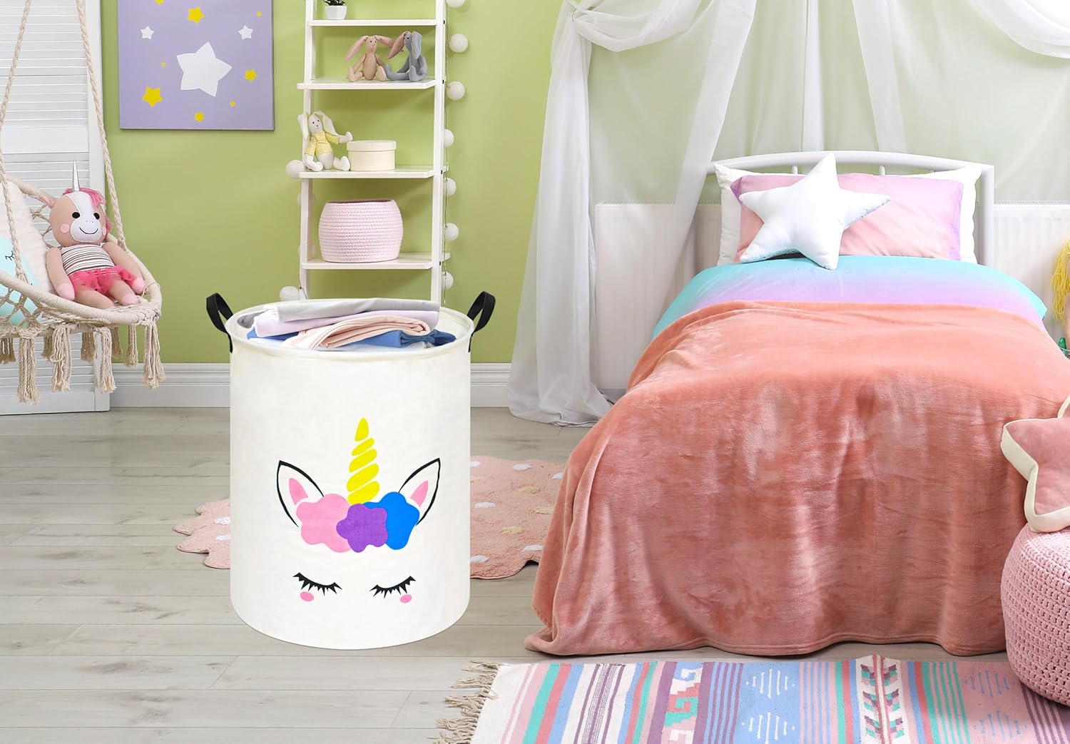 Unicorn Round Laundry Basket S - огляд і ціна Home Decor Hampers