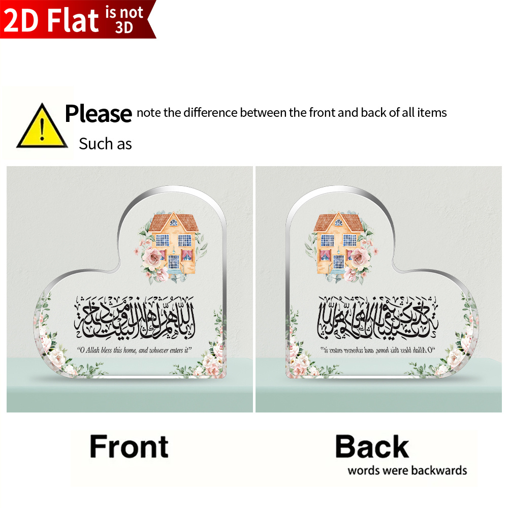 CIFBUY Acrylic Plaque 2D Flat  - огляд і ціна Home Decor In