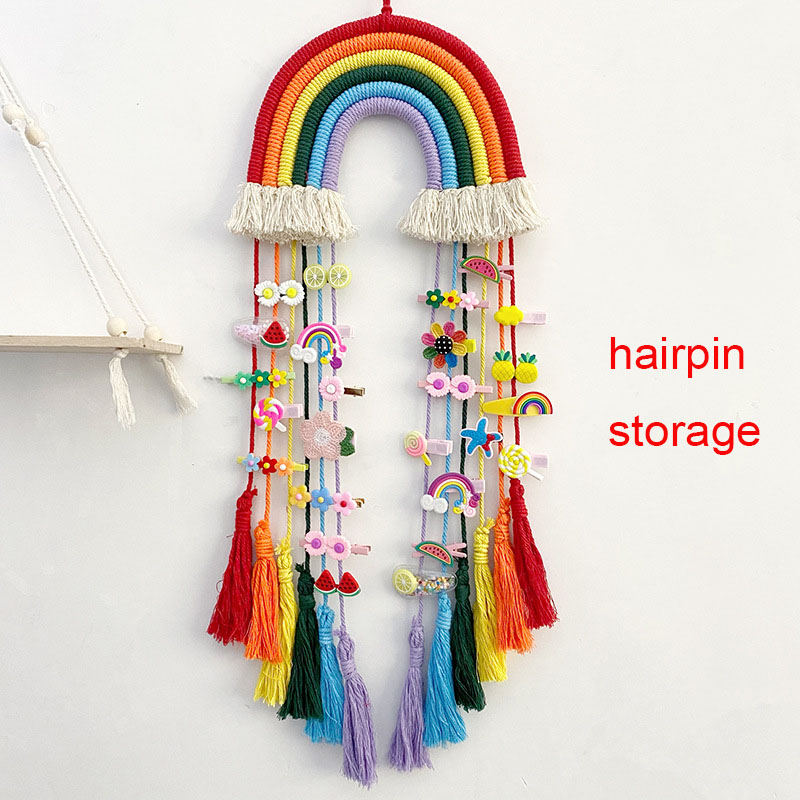 Cotton Rope Woven Rainbow Hang - огляд і ціна Macrame Wall Hanging