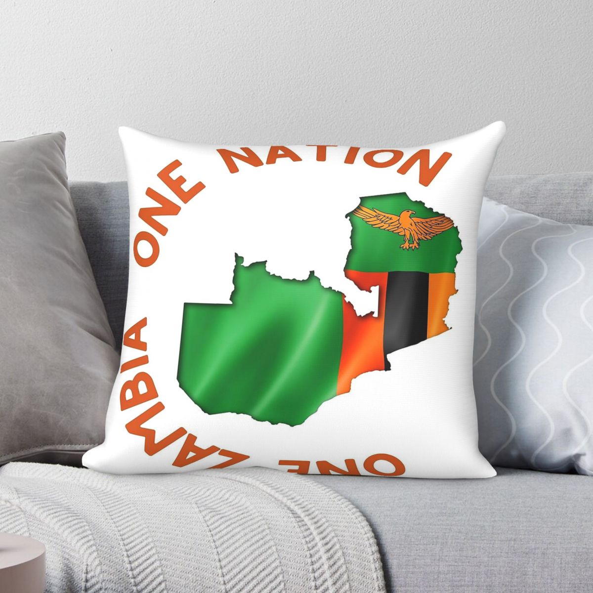One Zambia One Nation Square P - огляд і ціна Home Decor Zambia