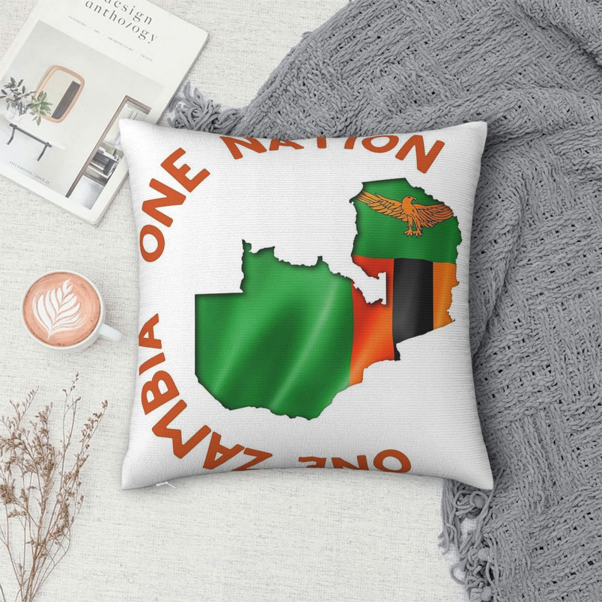 One Zambia One Nation Square P - огляд і ціна Home Decor Zambia