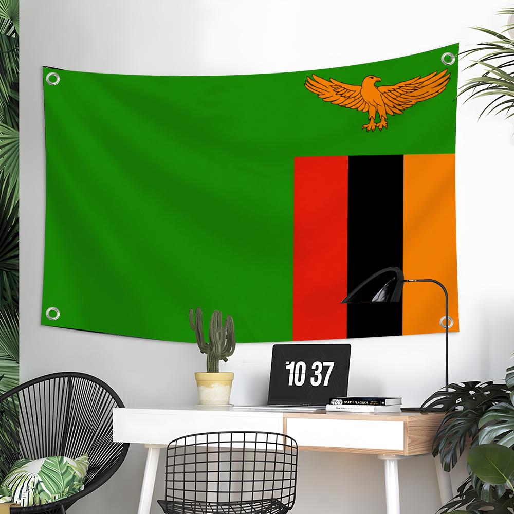 Zambia Flags Custom Wall Hangi - огляд і ціна Home Decor Zambia