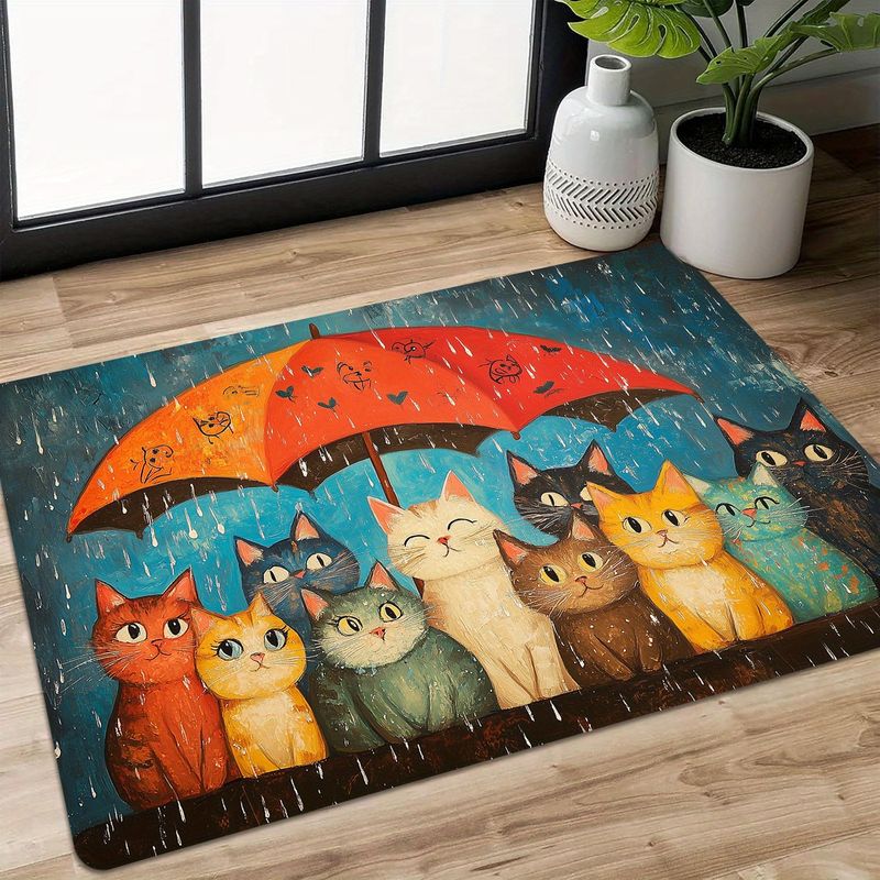 VIKAMA Cute Cats Under Umbrell - огляд і ціна Home Decor Under 1000