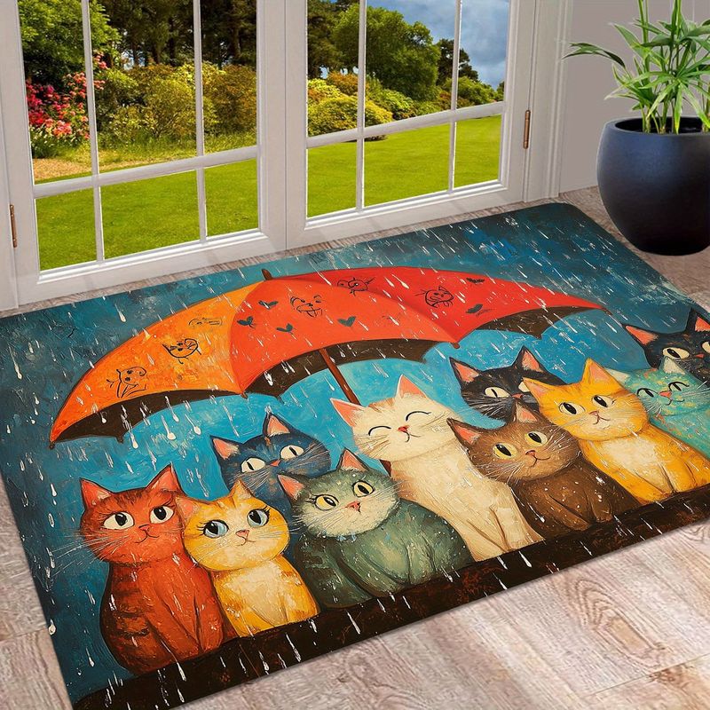 VIKAMA Cute Cats Under Umbrell - огляд і ціна Home Decor Under 1000