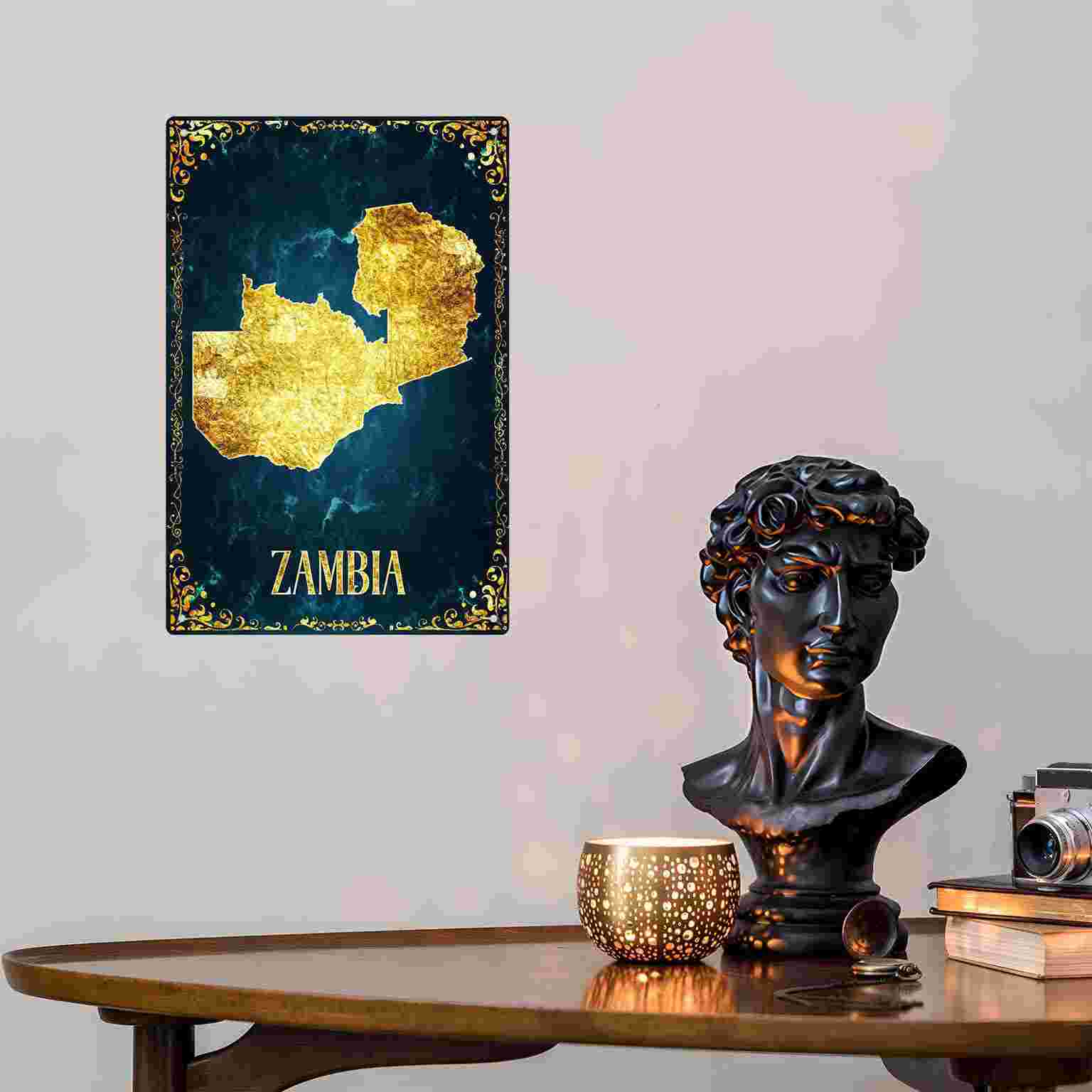 2D FLAT 1pc Zambia Gold Foil M - огляд і ціна Home Decor Zambia
