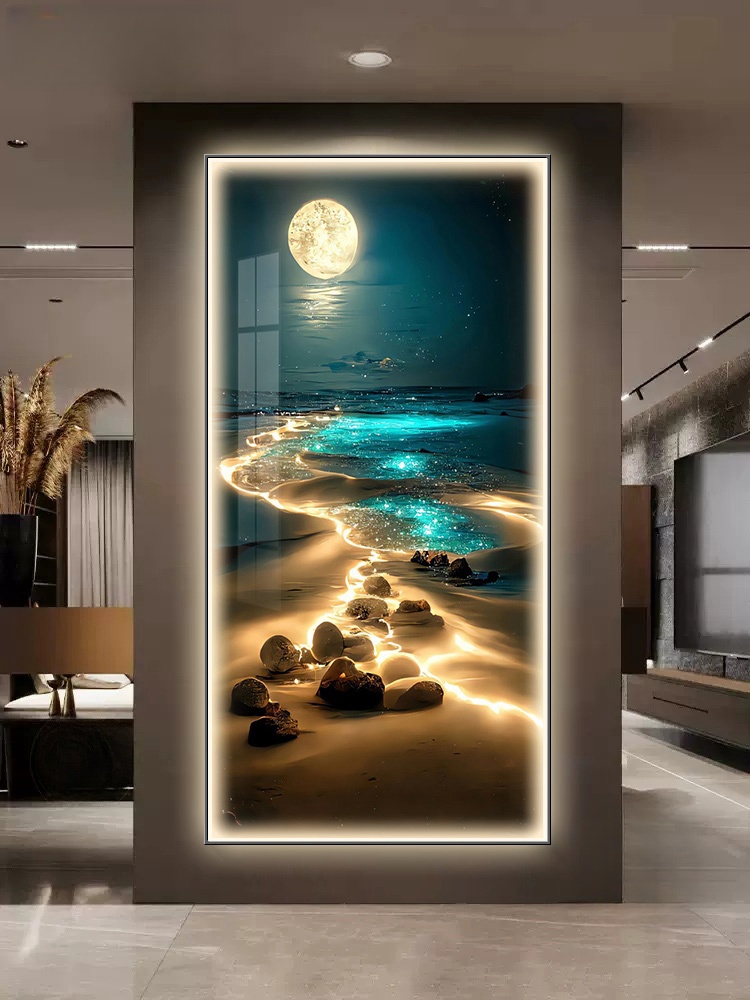 Ocean Waves Wall Lamp Entrance - огляд і ціна Hanging Moon Lamp