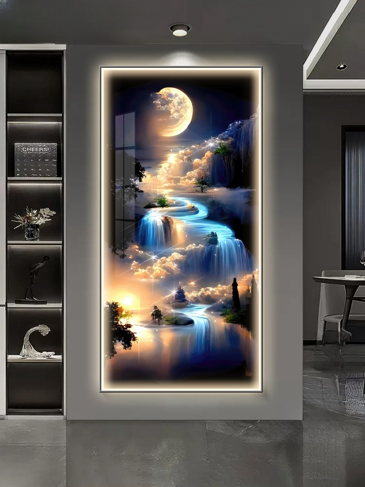 Ocean Waves Wall Lamp Entrance - огляд і ціна Hanging Moon Lamp