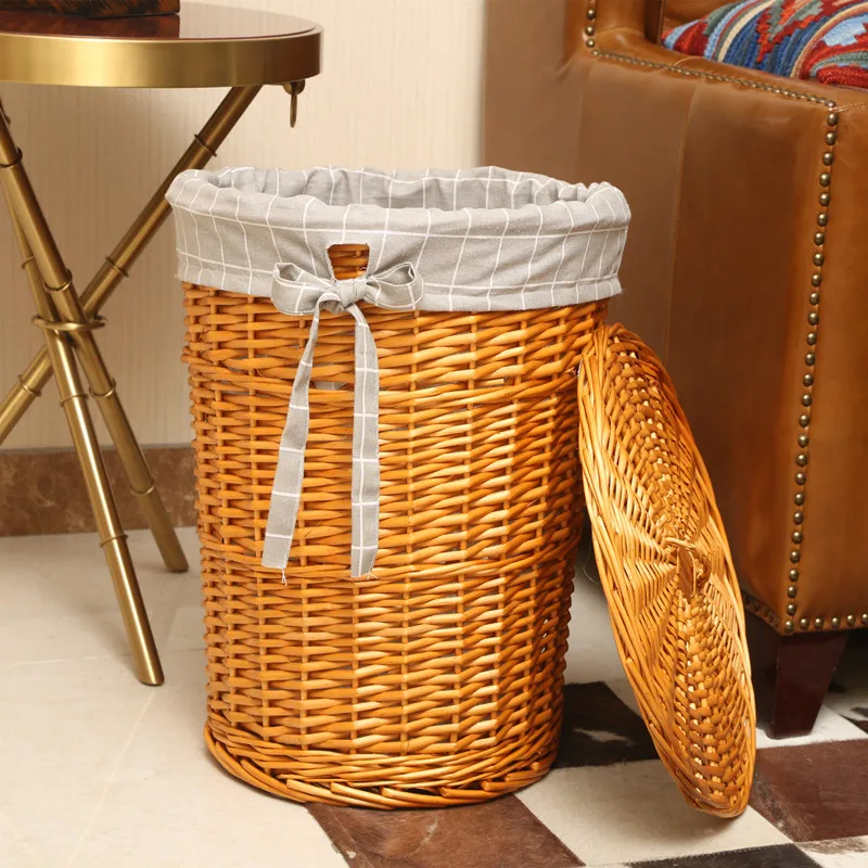 Rattan Hamper Stylish Laundry  - огляд і ціна Home Decor Hampers