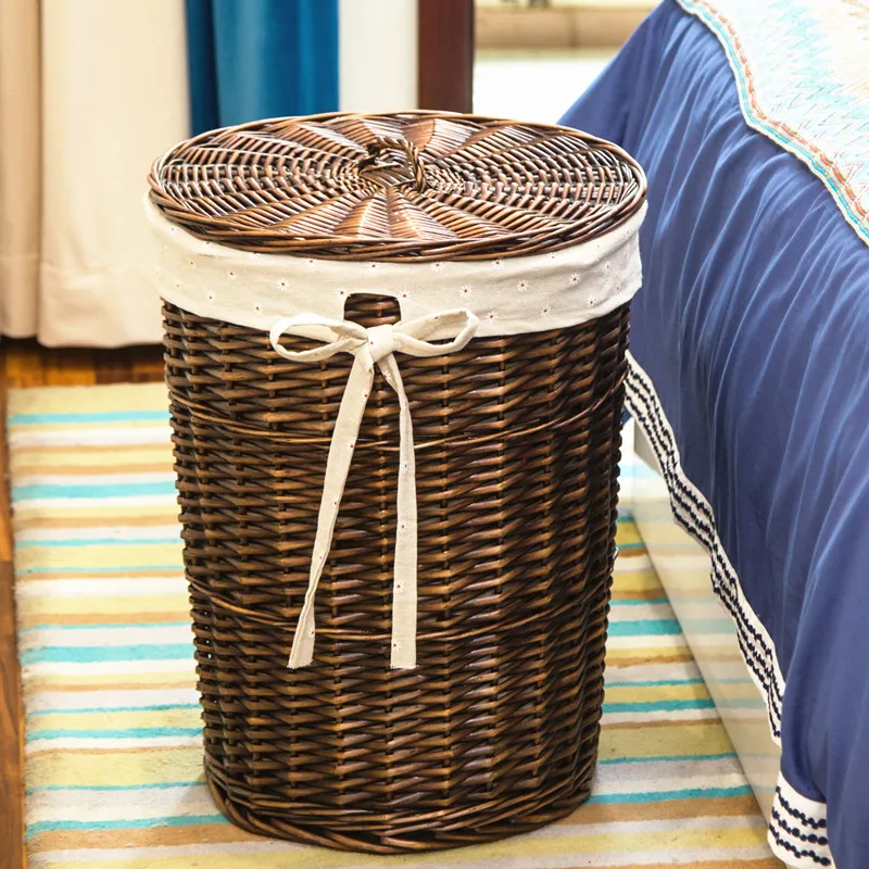 Rattan Hamper Stylish Laundry  - огляд і ціна Home Decor Hampers