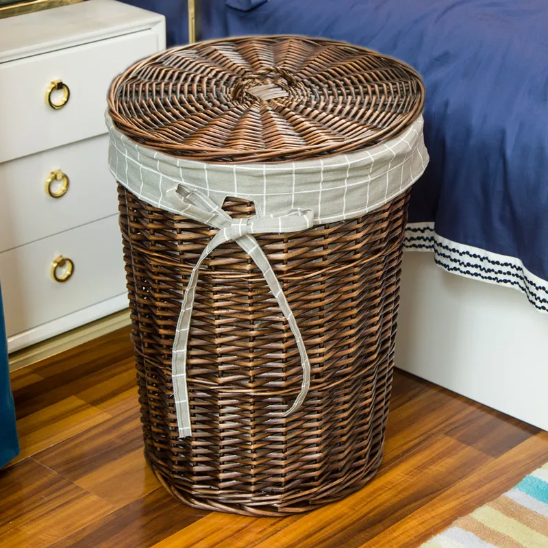 Rattan Hamper Stylish Laundry  - огляд і ціна Home Decor Hampers