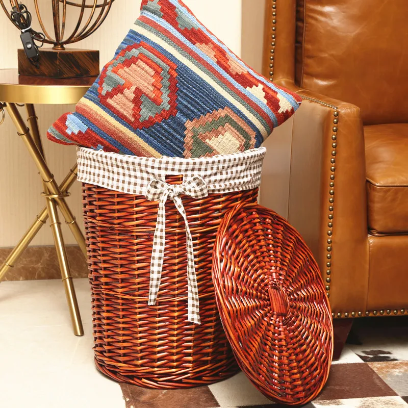 Rattan Hamper Stylish Laundry  - огляд і ціна Home Decor Hampers