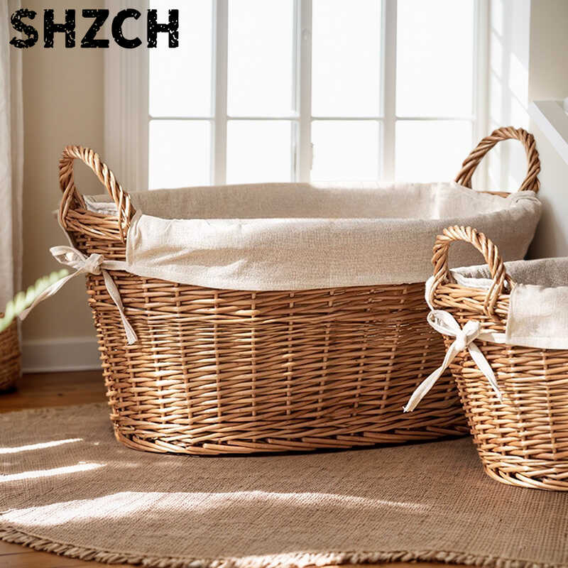 ‌Rattan Dirty Clothes Hamper,  - огляд і ціна Home Decor Hampers