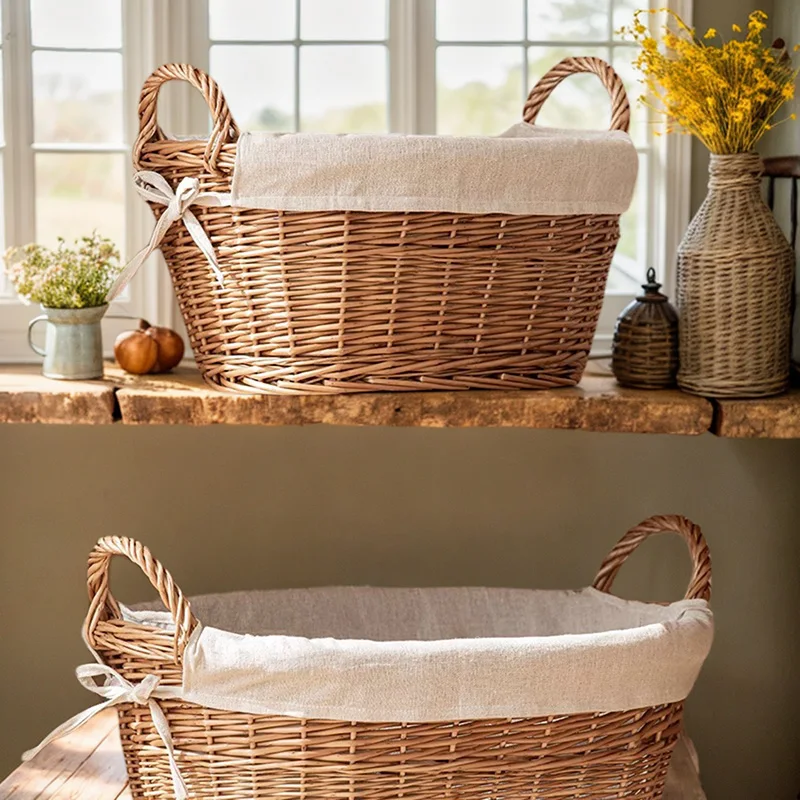 ‌Rattan Dirty Clothes Hamper,  - огляд і ціна Home Decor Hampers