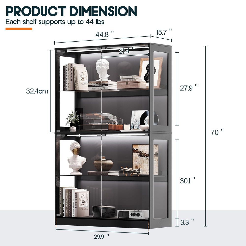 Cabinet with LED Light Strips, - огляд і ціна Led Strip Lights