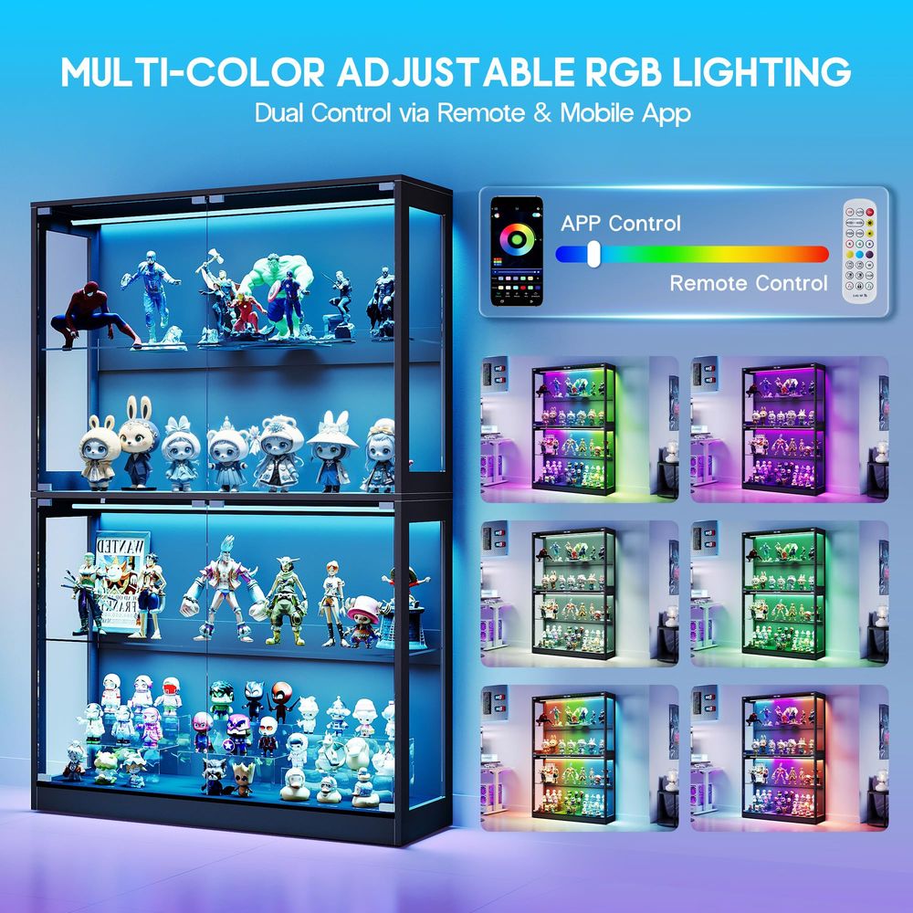 Cabinet with LED Light Strips, - огляд і ціна Led Strip Lights