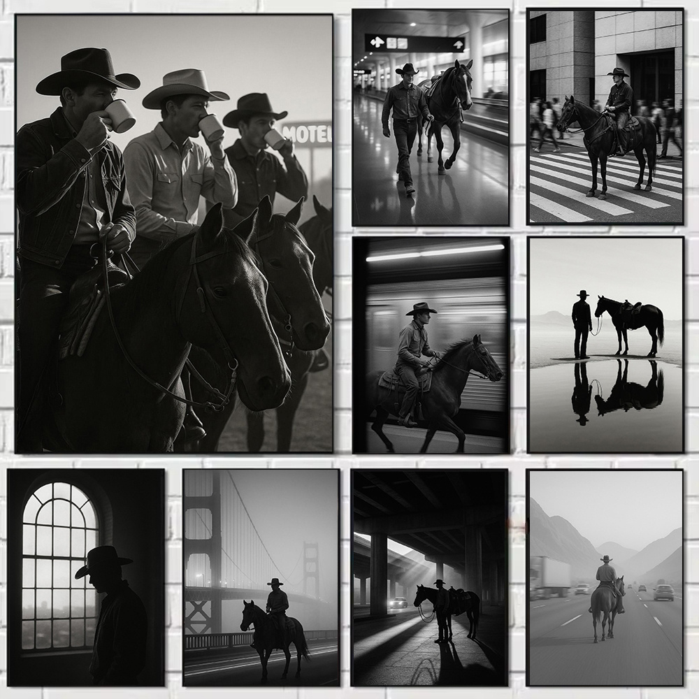 Western Black and White Retro  - огляд і ціна Home Decor Free Images