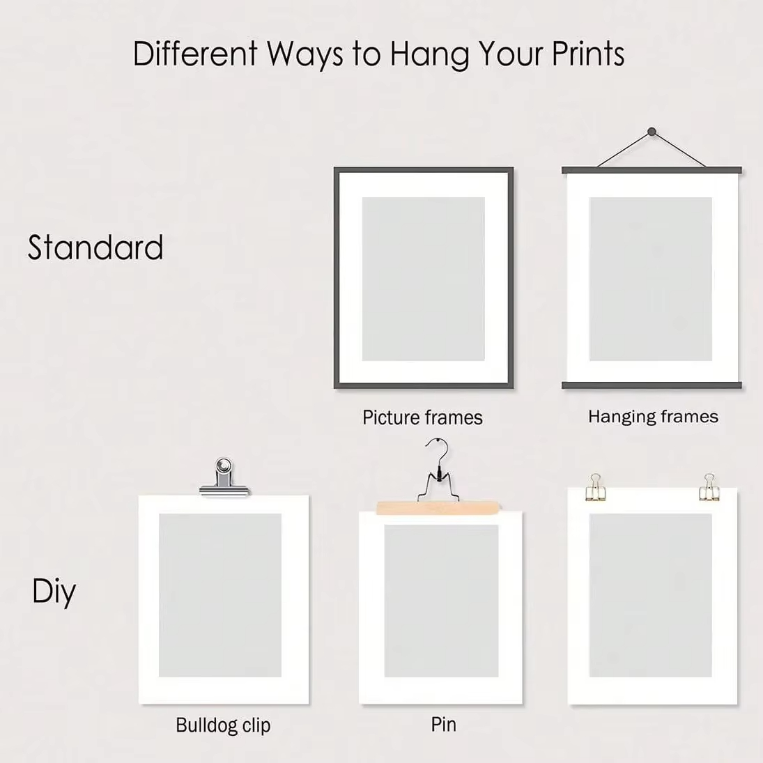 6pcs/set Custom Canvas Printin - огляд і ціна Home Decor Foto