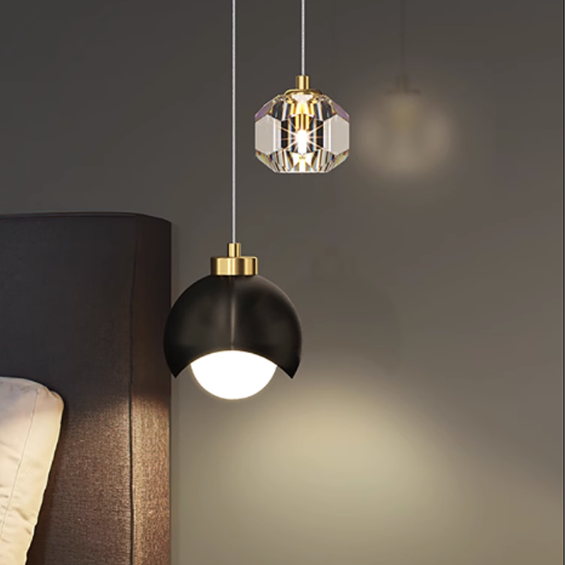 Nordic 24W Crystal Ball Bedsid - огляд і ціна Hanging Moon Lamp