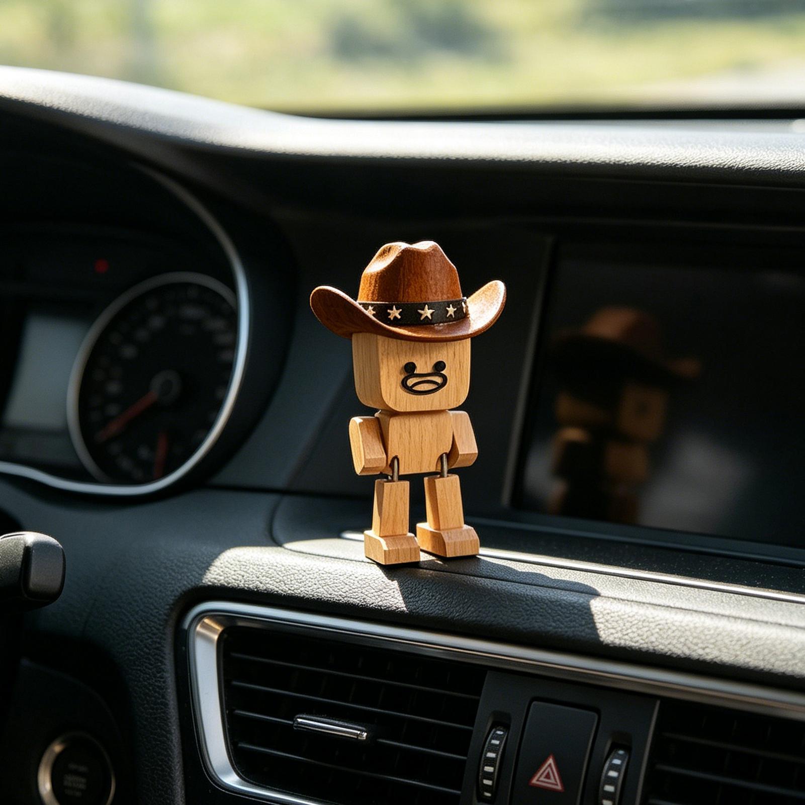 Shaking Wooden Man For Dashboa - огляд і ціна Home Decor Express