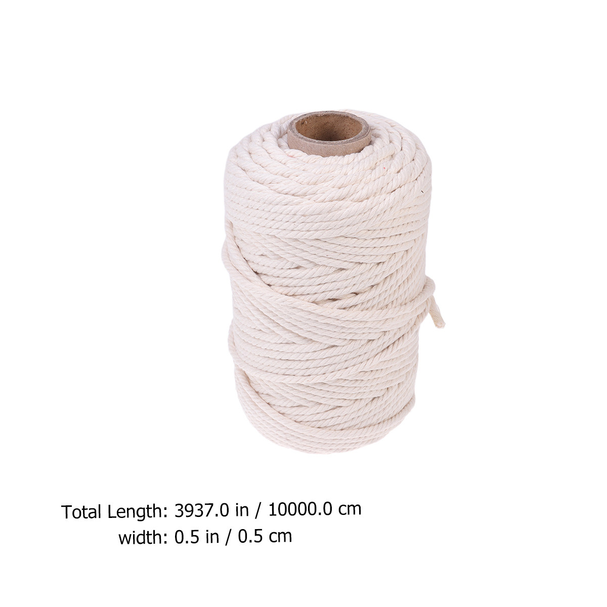 100M Natural Cotton Rope 5Mm U - огляд і ціна Macrame Wall Hanging