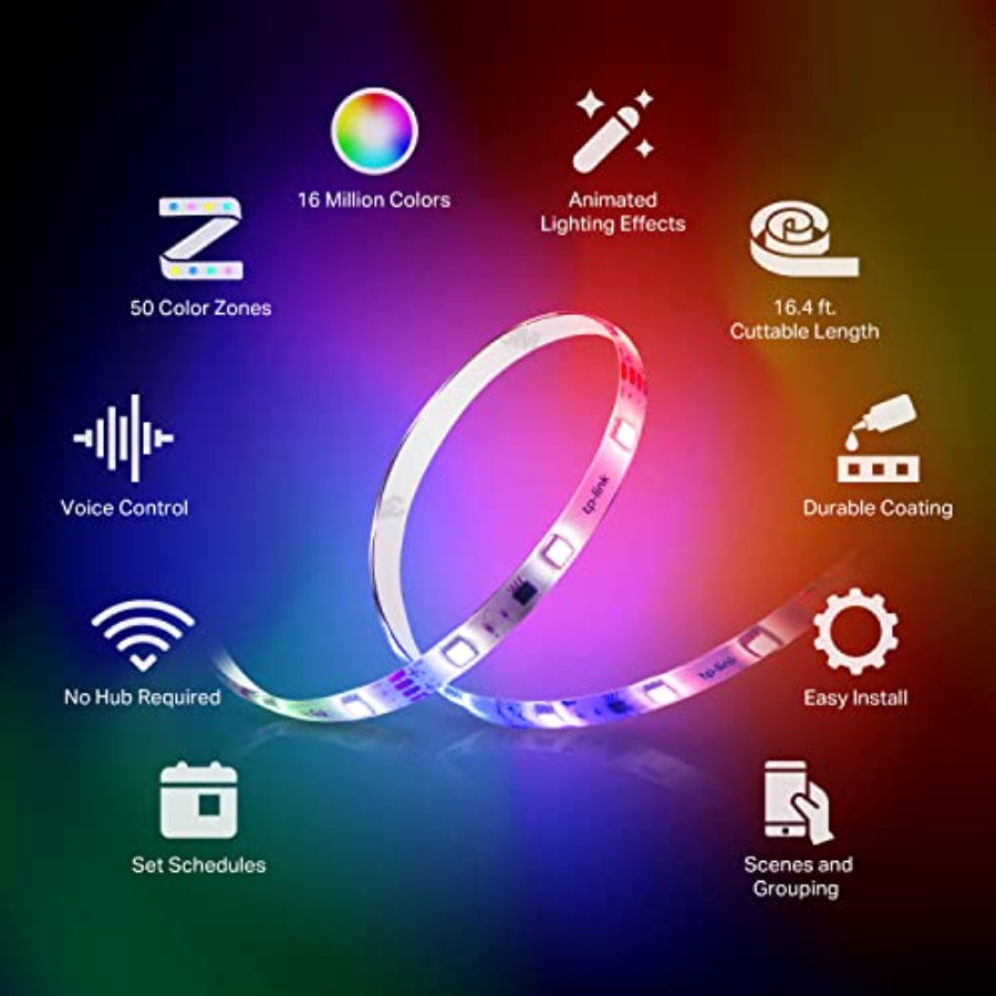 LED Light Strip, 50 Color Zone - огляд і ціна Led Strip Lights